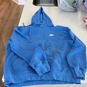 Nike Men's Vibrant Blue Hoodie